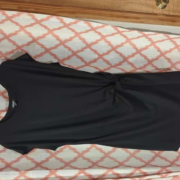 Black Tie Side Dress - Picture 1 of 5